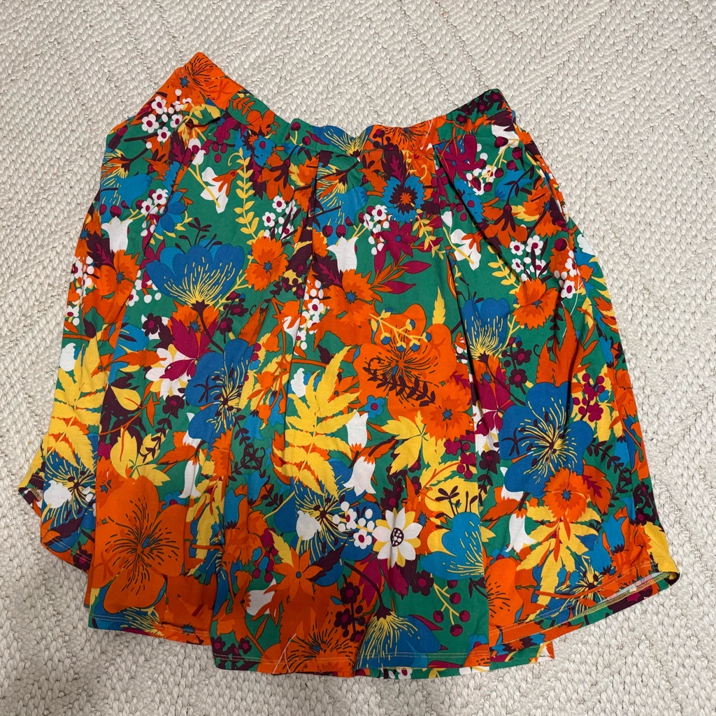 Lularoe Colorful Floral Skirt, Size 3x